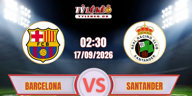 Barcelona vs Racing Santander