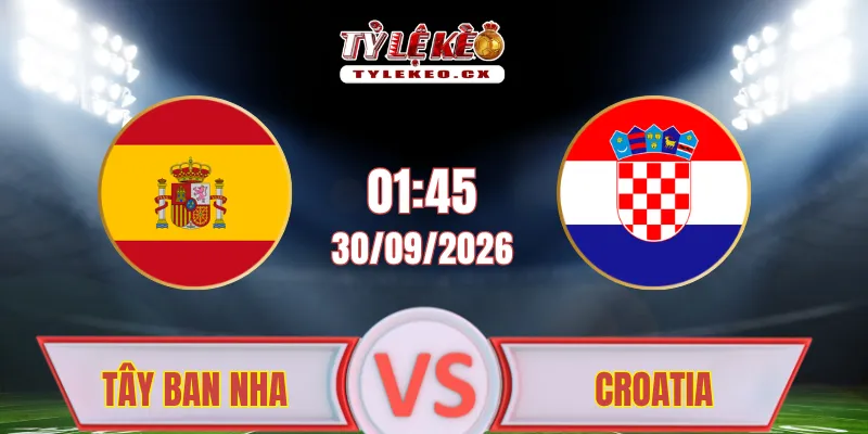 Tây Ban Nha vs Croatia